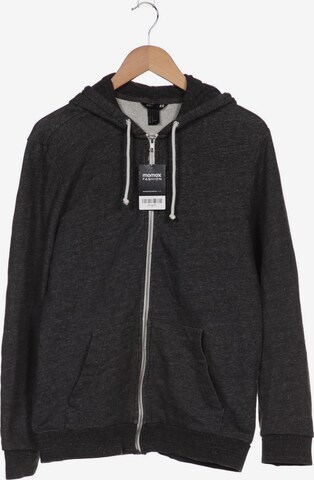 H&M Sweatshirt & Zip-Up Hoodie in M in Grey: front