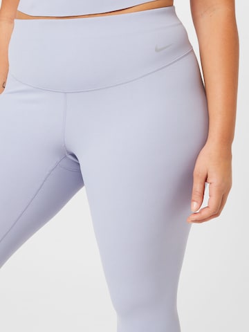 Nike Sportswear - Skinny Calças de desporto 'ZENVY' em roxo