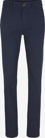 Pantaloni eleganți de la TOM TAILOR pe albastru: față