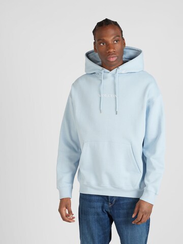 Volcom Sweatshirt in Blue: front