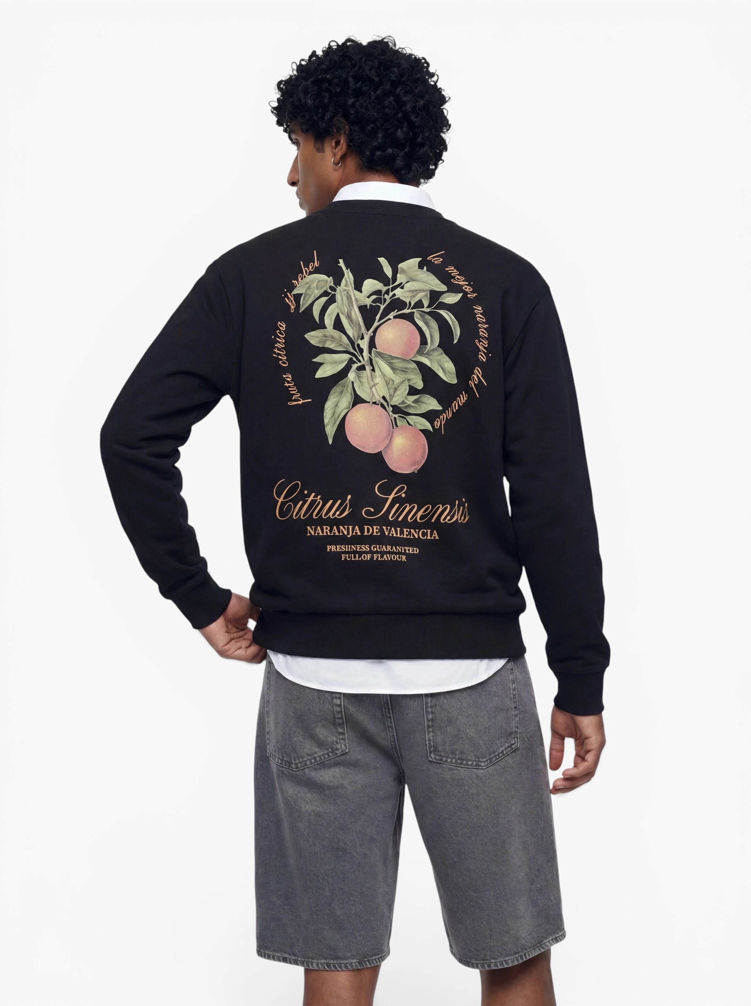 JJ Rebel - Sudadera 'JREBAARON' en negro