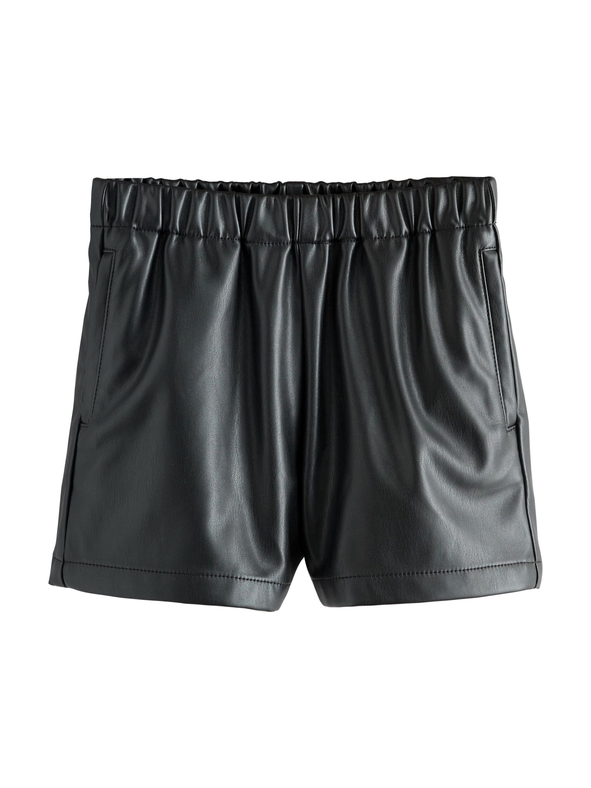 Regular Pantaloni de la Next pe negru: față