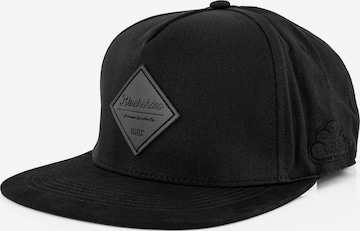 Blackskies Cap 'Port' in Schwarz: Vorderseite