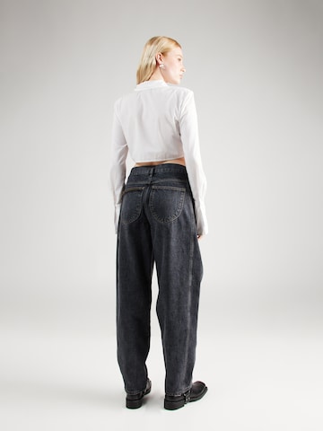 TOPSHOP Loosefit Jeans in Zwart