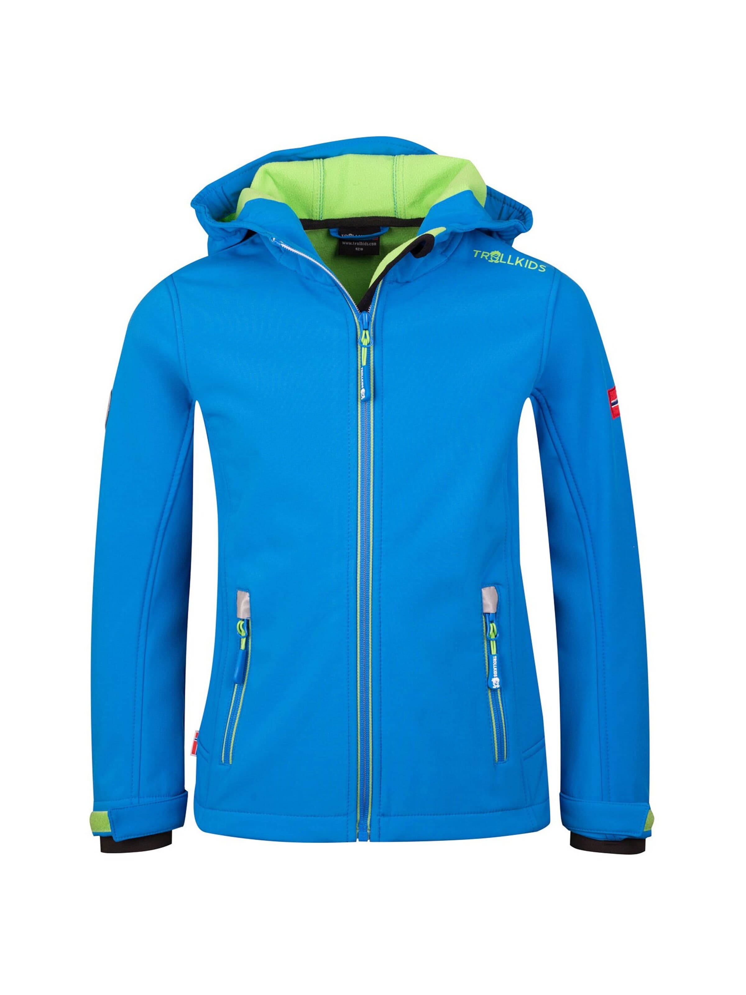 TROLLKIDS Outdoor jacket in Blue: front