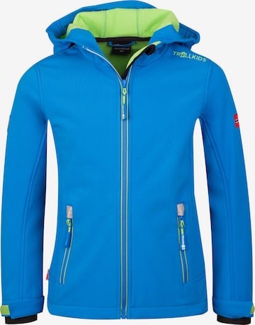 TROLLKIDS Outdoor jacket in Blue: front