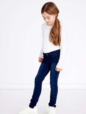 NAME IT Slimfit Jeans 'Polly' i blå