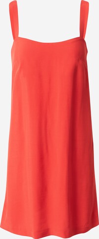 Sisley - Vestido de verão em vermelho: frente