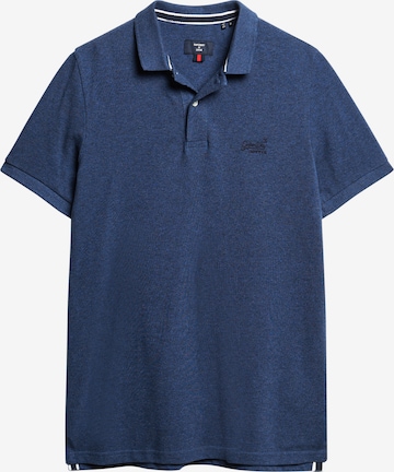 T-Shirt 'Classic' Superdry en bleu : devant