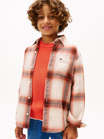TOMMY HILFIGER Regular fit Button up shirt in Beige: front