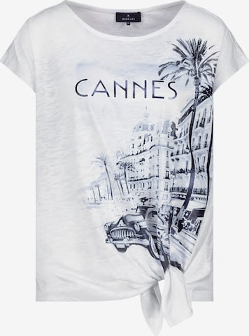 balta monari Marškinėliai: priekis