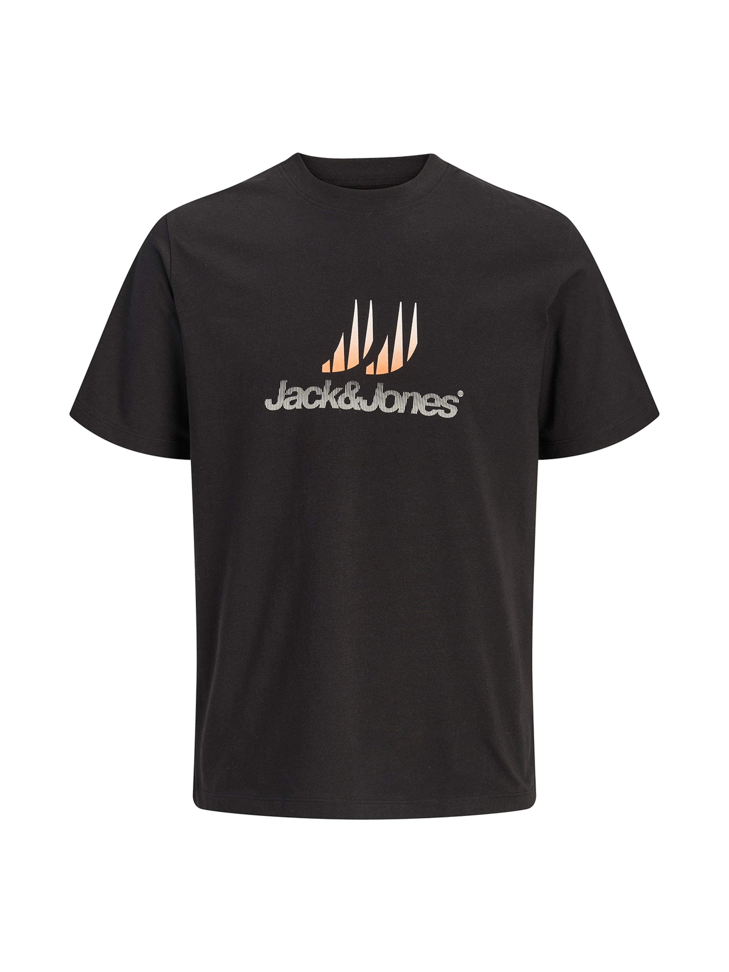JACK & JONES Bluser & t-shirts 'JCOECHO' i sort: forside