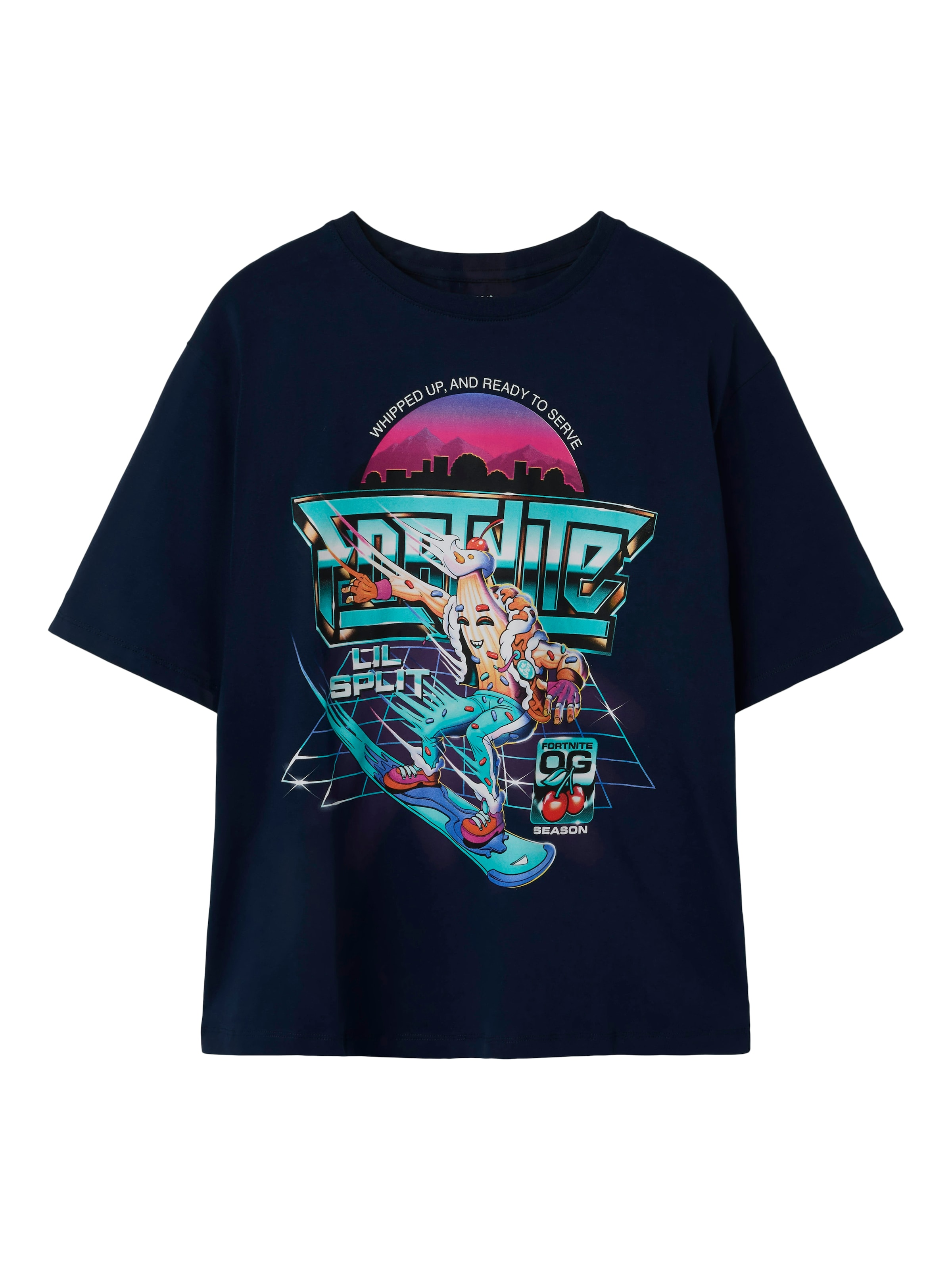 NAME IT Tričko 'NKMJAVALI FORTNITE' – modrá: přední strana