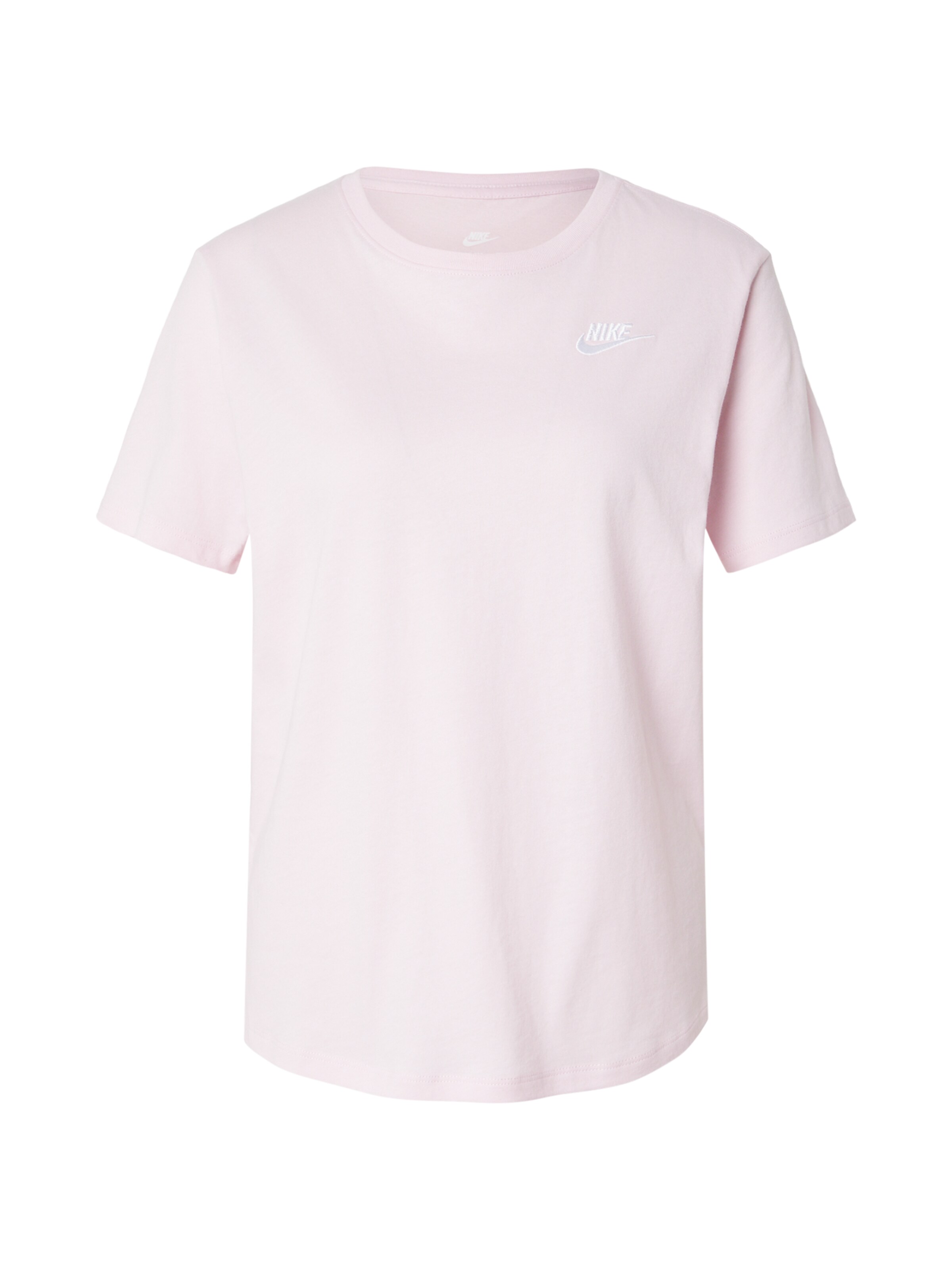 Nike Sportswear - Camisa 'Club Essential' em rosa: frente
