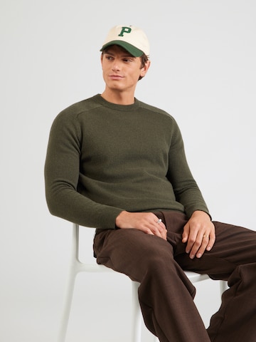 UNITED COLORS OF BENETTON Kampsun, värv roheline: eest vaates