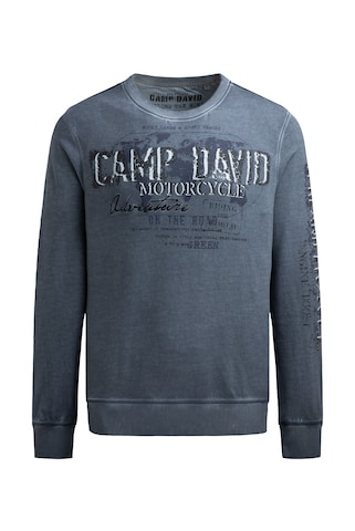 CAMP DAVID Sweatshirt in Blue: front