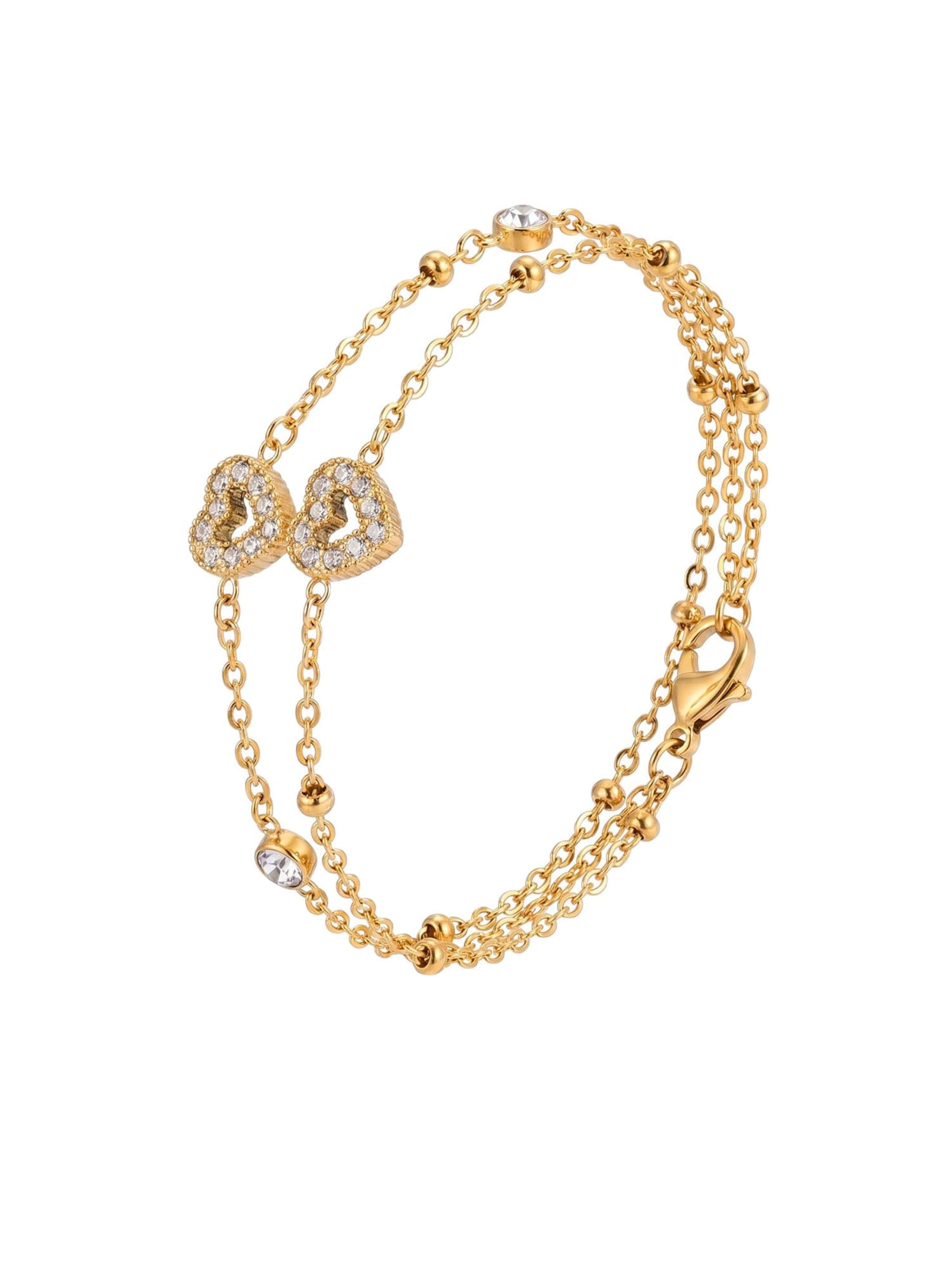 Nemomatheo Bracelet 'Sweetheart' in Gold: front