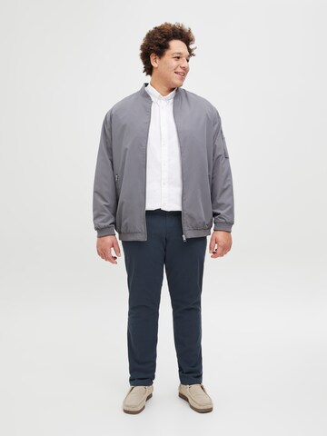 Jack & Jones Plus Slimfit Hose 'JPSTMarco JJErik' in Blau