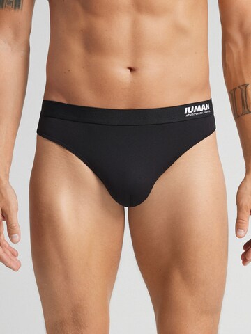 IUMAN Intimissimi Slip in Schwarz: Vorderseite