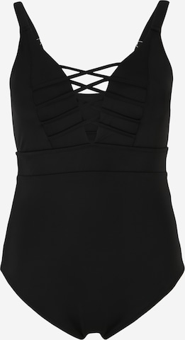 Swim by Zizzi Swimsuit 'Dior' in Black: front