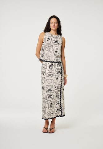 Fabienne Chapot Rok in Wit: voorkant