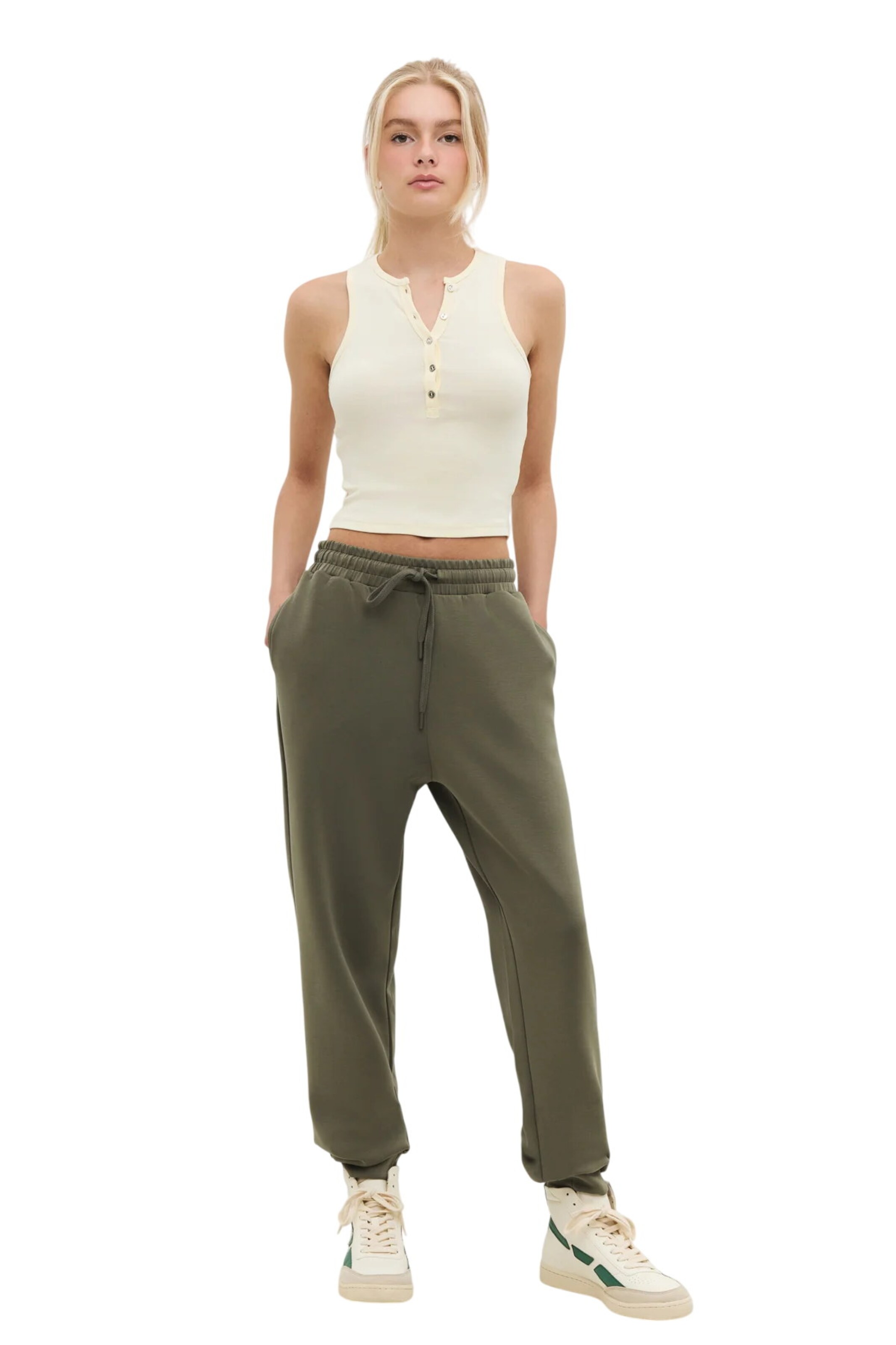 No Matter What Pants in Green