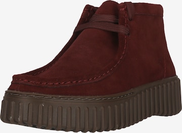 CLARKS Veterlaarzen 'Torhill Moss' in Rood: voorkant