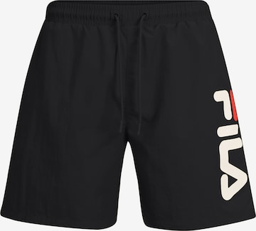 FILA Uimashortsit ' SWASILAND' värissä musta: etupuoli