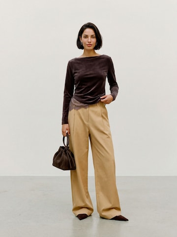 T-shirt 'VMRikke' VERO MODA en marron : devant