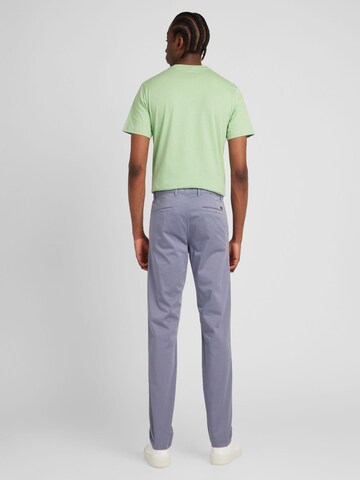 Coupe slim Pantalon chino BOSS en bleu