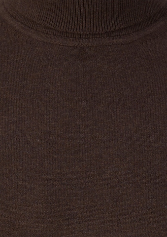 s.Oliver Men Big Sizes Pullover in Braun: Vorderseite