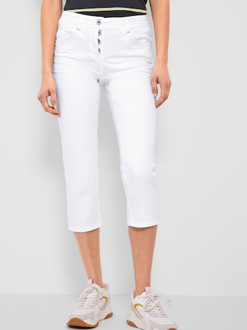 CECIL Skinny Pants 'Scarlett' in White: front