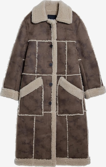 Žieminis paltas iš Desigual, spalva – smėlio spalva / ruda, Prekių apžvalga