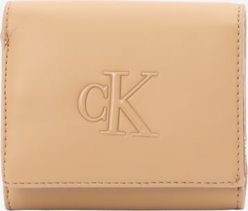 Calvin Klein Портмоне 'BOLD' в Коричневый: спереди