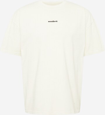 Woodbird T-Shirt 'Bose' in Beige: predná strana