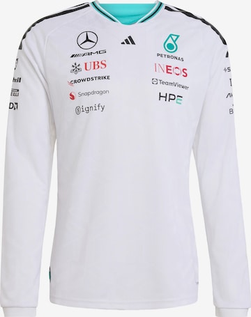 Maglia trikot 'Mercedes - Amg Petronas Formula 1 Team Authentic' di ADIDAS PERFORMANCE in bianco: frontale