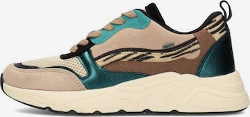 Baskets basses 'Charlie' POSH by Poelman en beige : devant