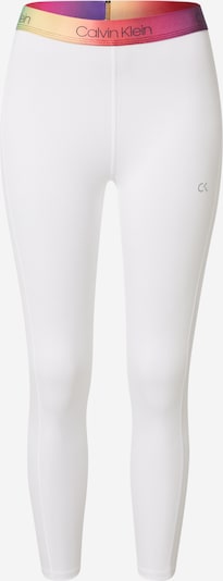 Calvin Klein Performance Pantalon de sport en mélange de couleurs / blanc, Vue avec produit