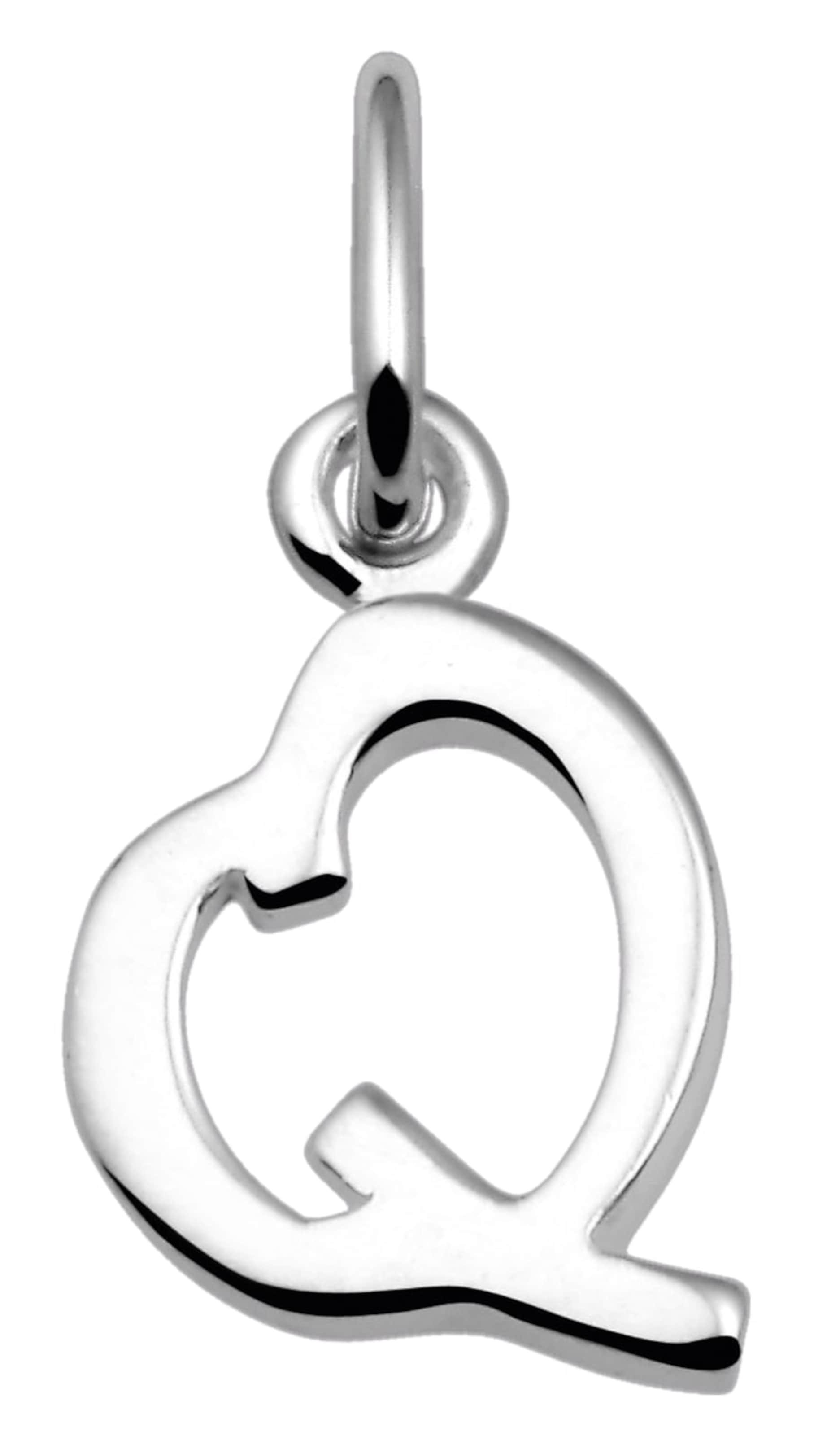 Lucardi Pendant in Silver: front