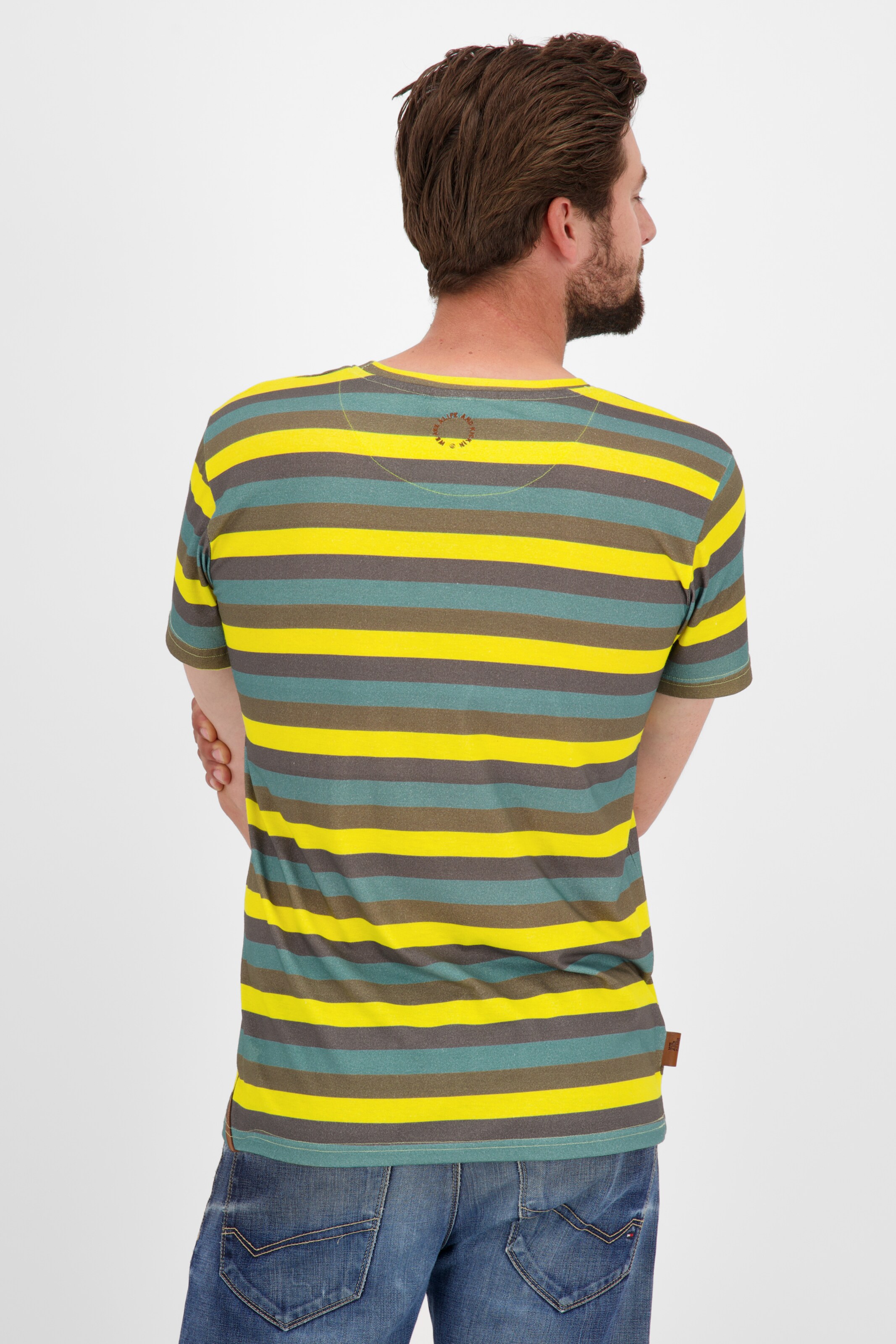 Männer Große Größen Alife and Kickin T-Shirt 'Nic' in Gelb - CV58424 Männer Große Größen Alife and Kickin T-Shirt 'Nic' in Gelb - CV58424