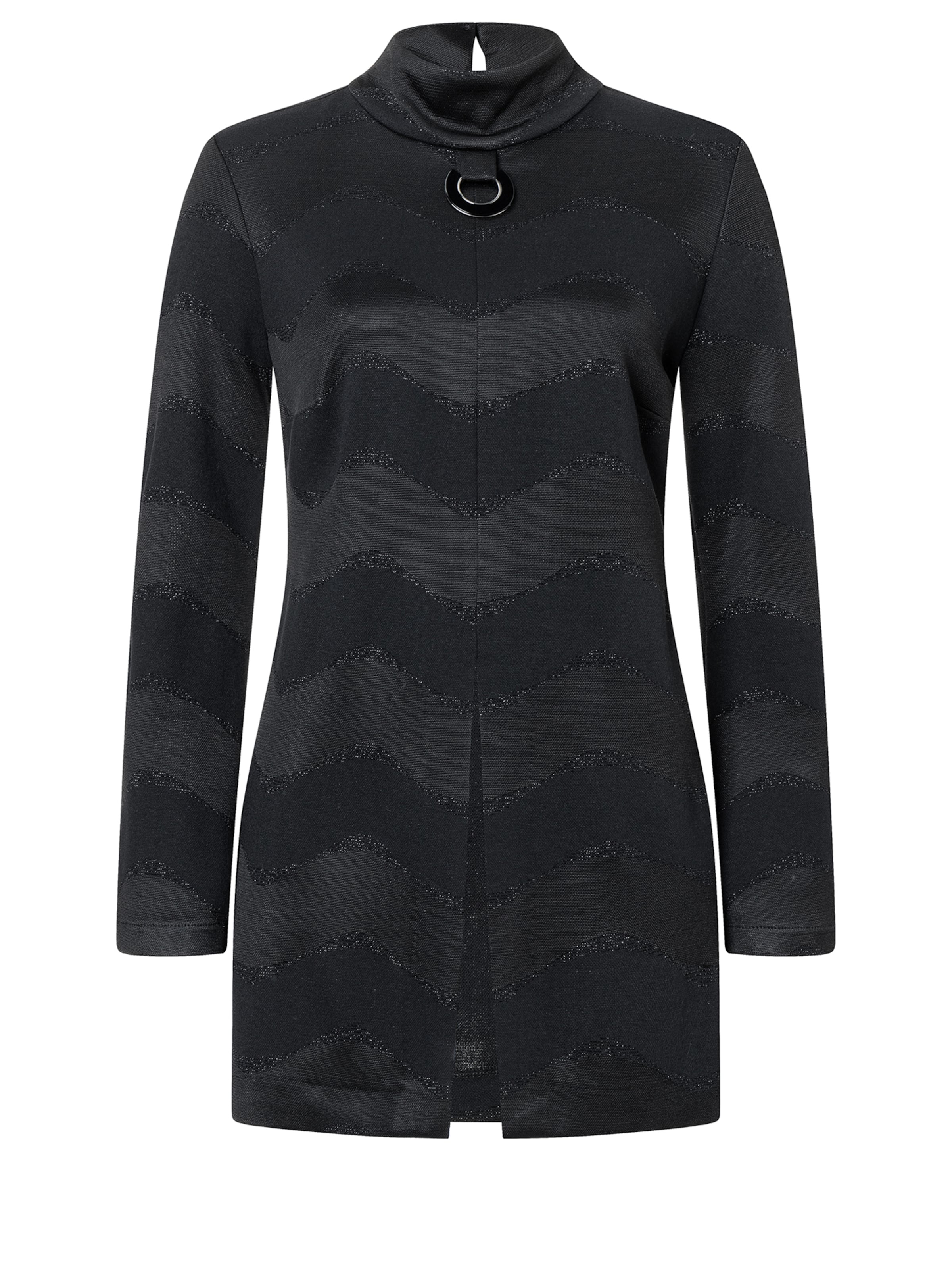 Ana Alcazar Top 'Sapora' in Zwart: voorkant