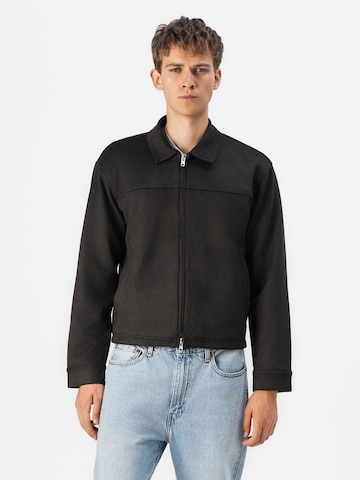 Veste mi-saison Abercrombie & Fitch en marron : devant