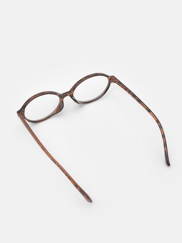 Pull&Bear Okulary przeciwsłoneczne w kolorze brązowy