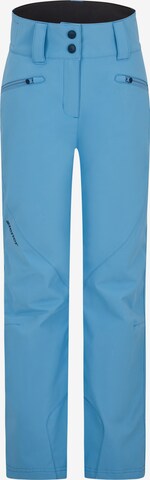 ZIENER Workout Pants 'ALIN' in Blue: front