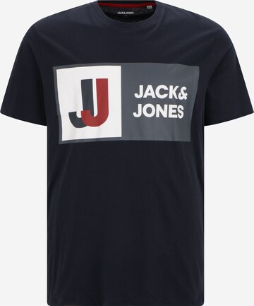 Jack & Jones Plus Särk 'LOGAN', värv sinine: eest vaates