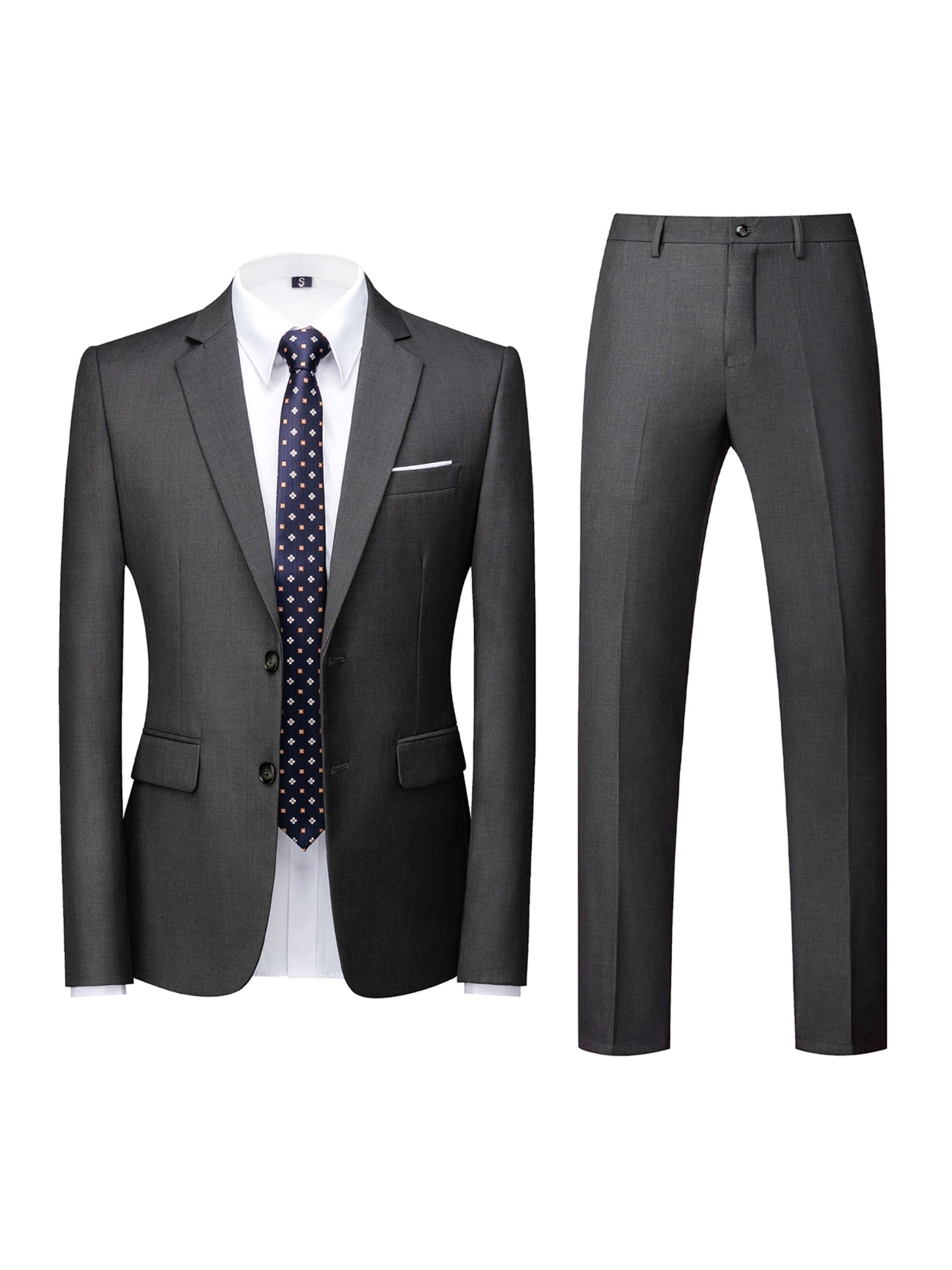 YOUTHUP Suit 'Versio' in 44/Regular in Dark grey, Item view