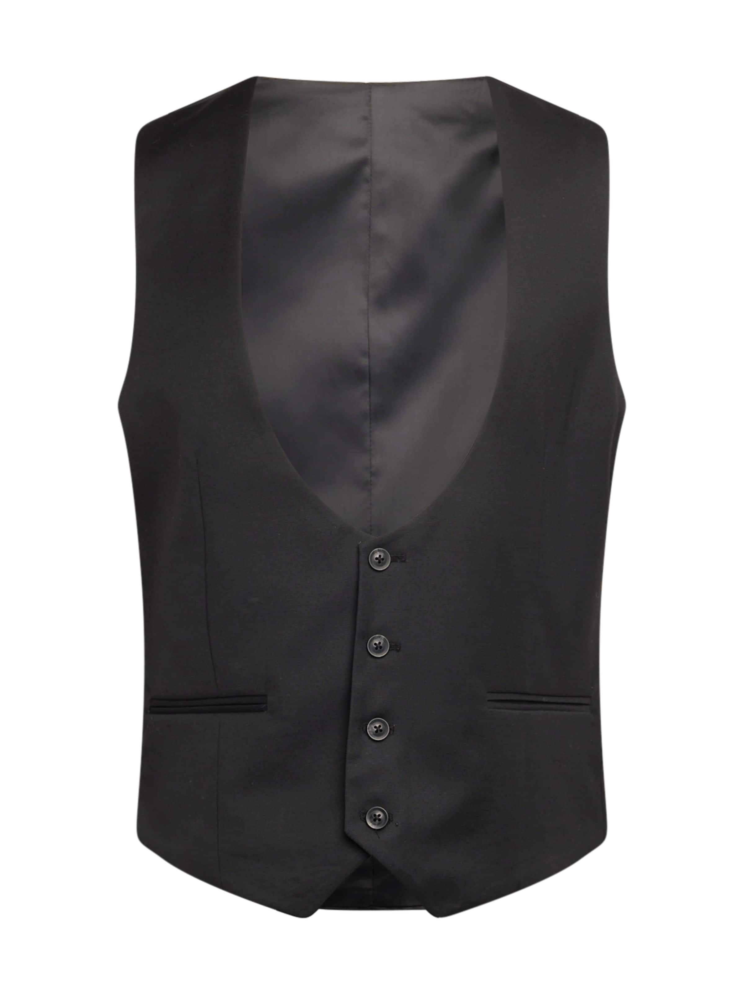 TOPMAN Vesta k obleku – černá: přední strana