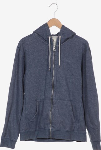 QUIKSILVER Sweatshirt & Zip-Up Hoodie in XL in Blue: front