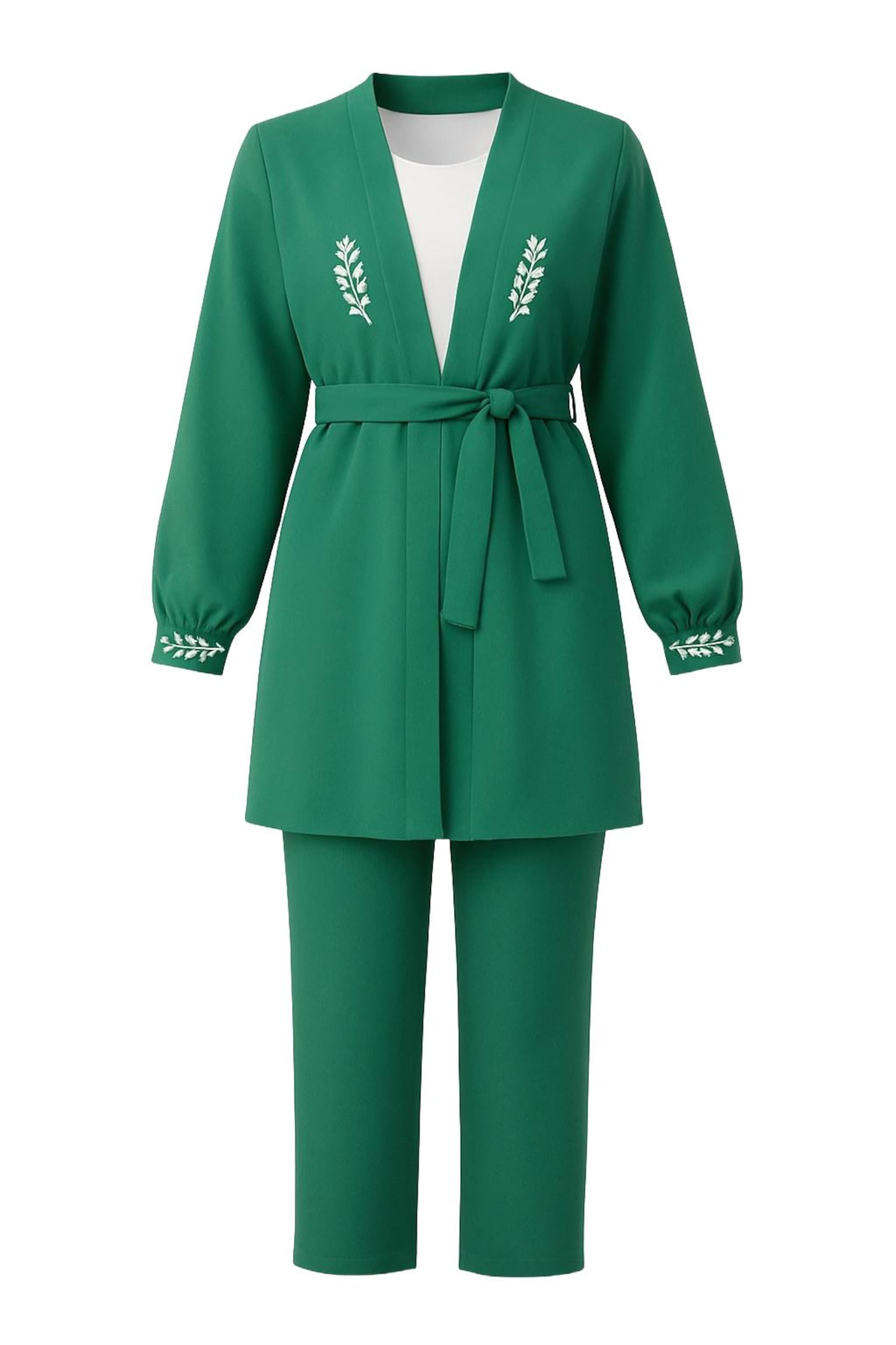 MODAMIHRAM Pantsuit in Green: front