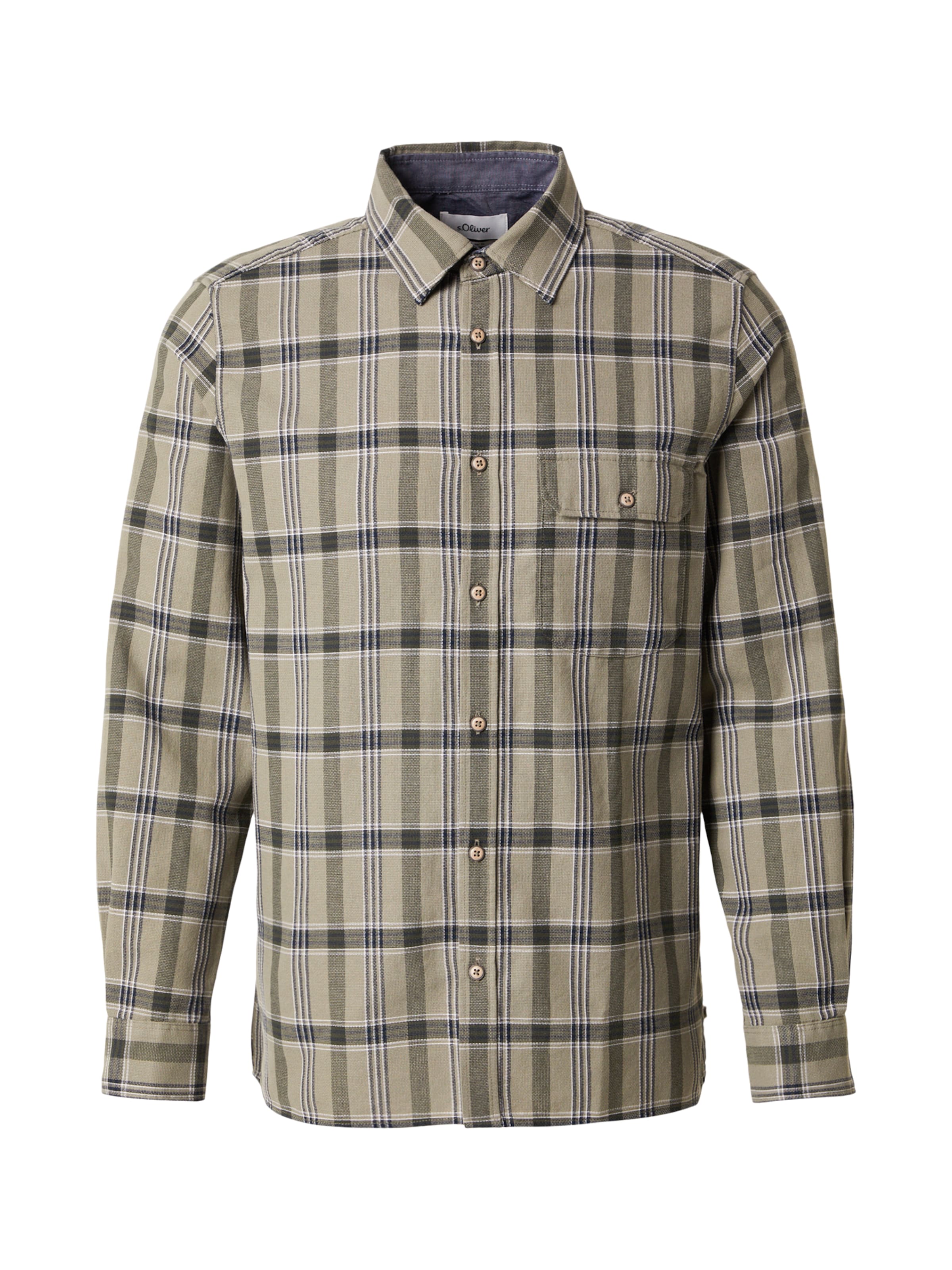 s.Oliver Regular Fit Paita värissä vihreä: etupuoli